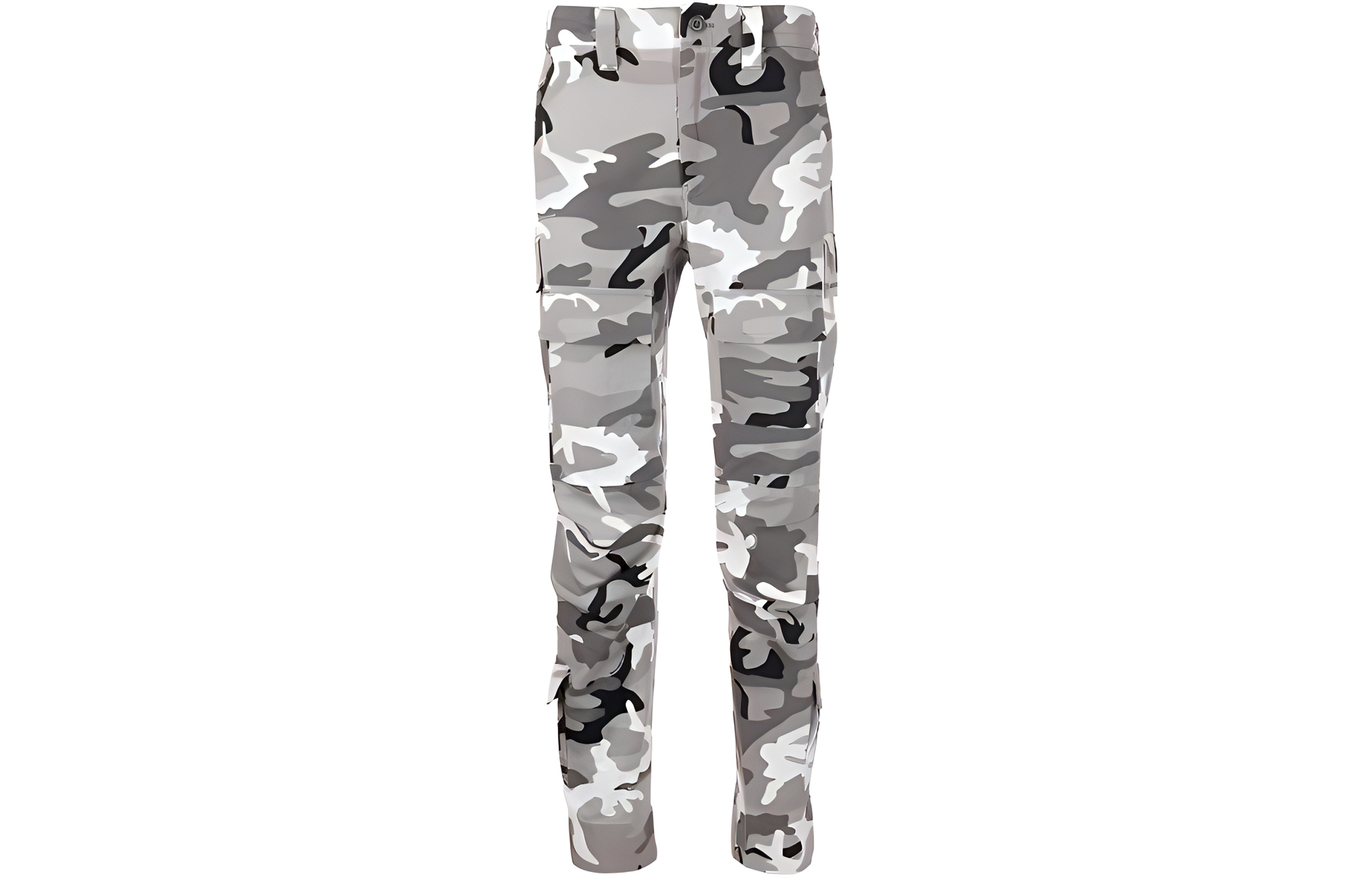 Штаны Balenciaga Camo Printed Pants (серый камуфляж)