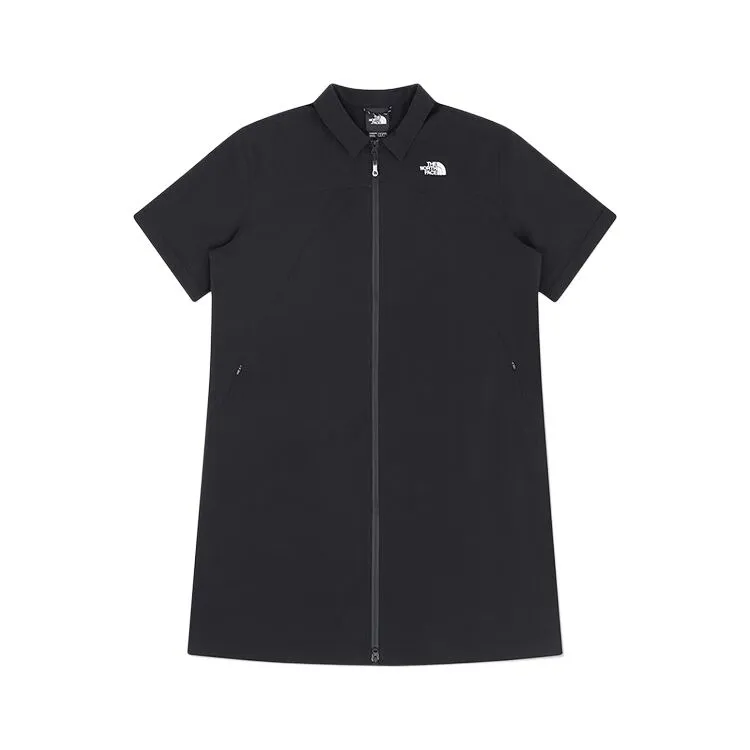THE NORTH FACE Urban Exploration Short Sleeved Dress Women's Cosmic Black