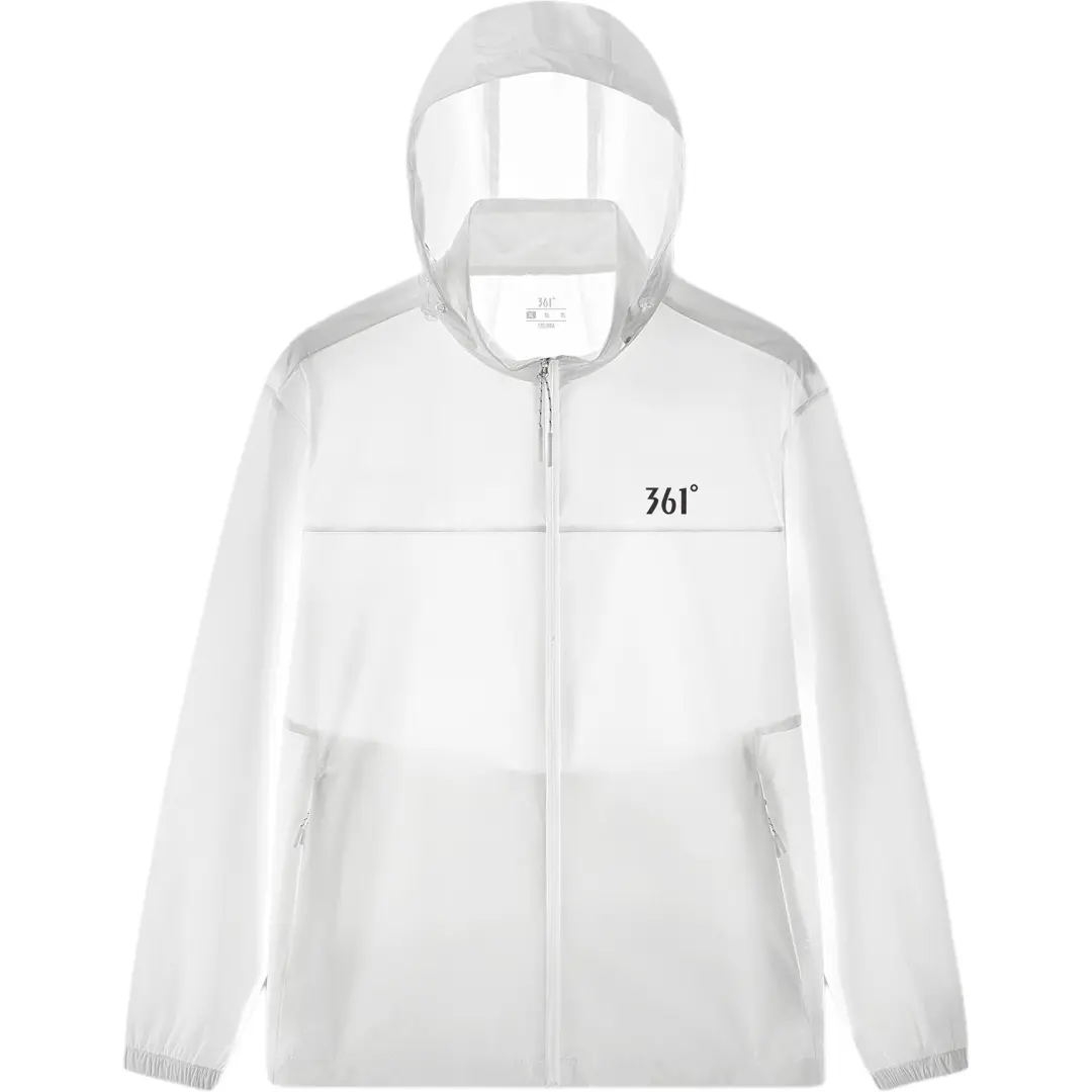 361° Breathable And Quick Dry UV Protection Sun Protection Clothing Unisex Raw White