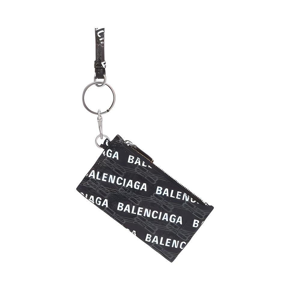 Мужской кошелек Balenciaga Balenciaga BB MONOGRAM SIGNATURE / (черно-белый)