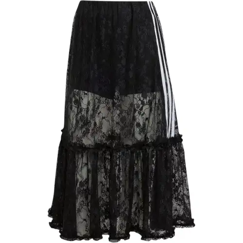 Adidas Originals Casual Long Skirt Women's Black