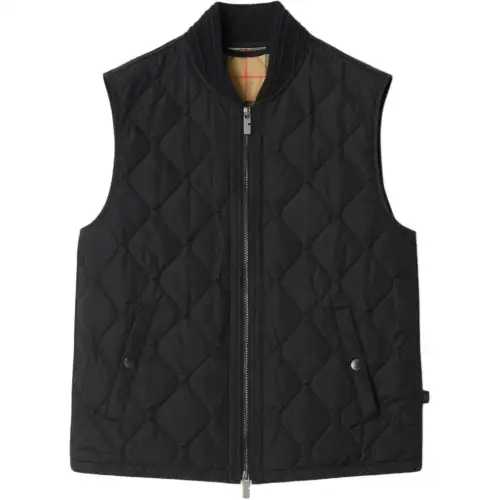 Burberry Quilted Zip-Up Gilet