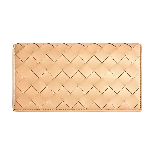 Bottega Veneta Bottega Veneta Luggage Collection Nappa Leather Wallet Unisex Beige