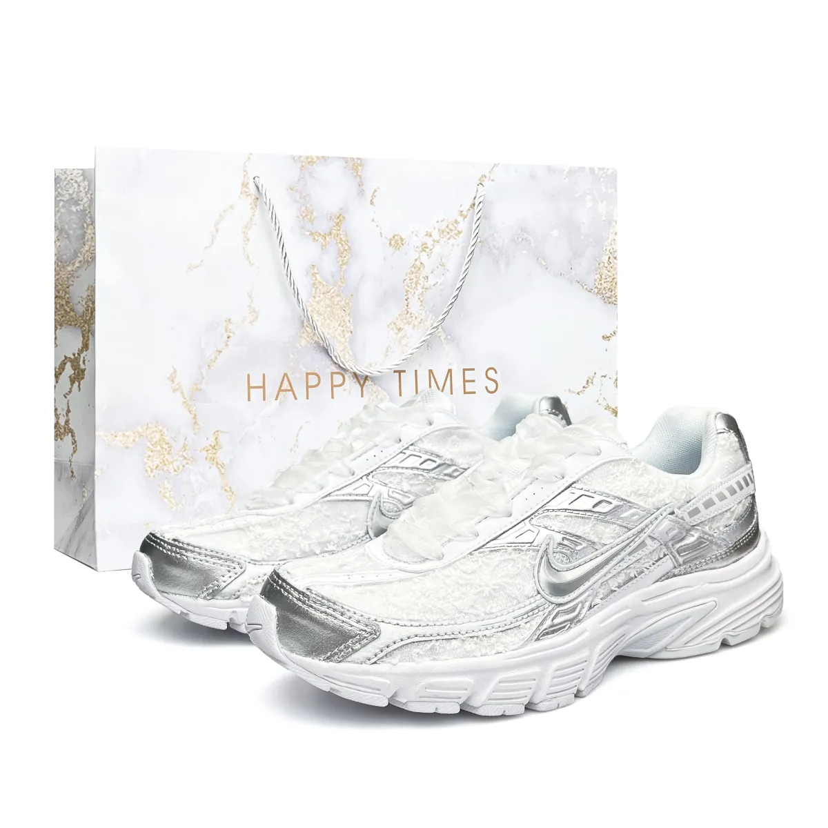 Nike Initiator Breathable Low top Running Shoes Unisex White