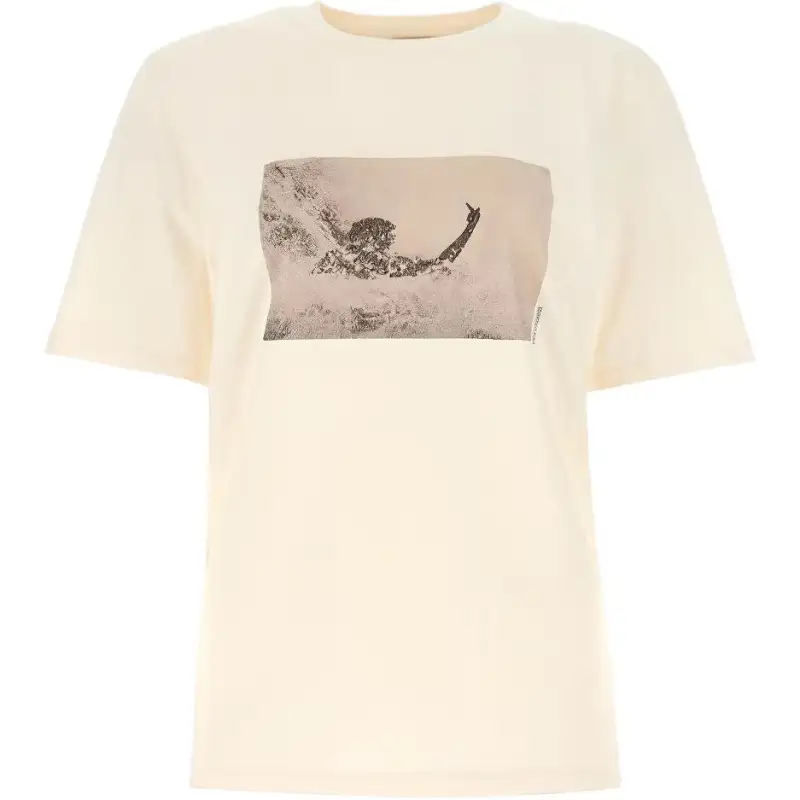 SAINT LAURENT T Shirt Women's Beige Yellow