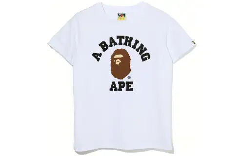 A BATHING APE T Shirts Women's Crew Neck Moderate Straight Fit