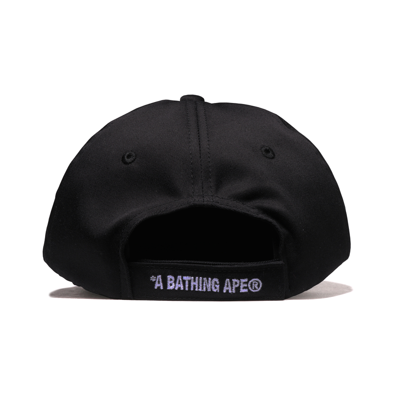 Бейсболка A BATHING APE Baseball Cap (бежево-желтая) — Черный BKX — фото 4