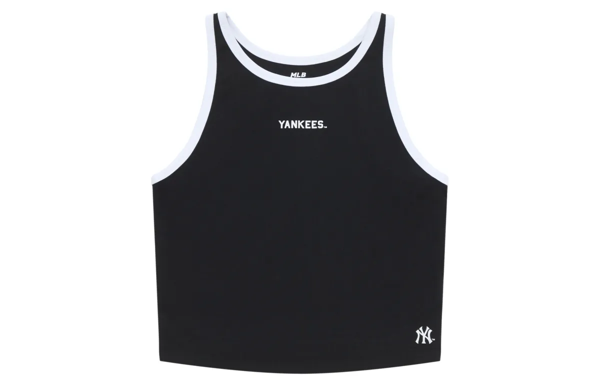 MLB Preppy Style Collection New York Yankees SS25 Tank Top Women's Black