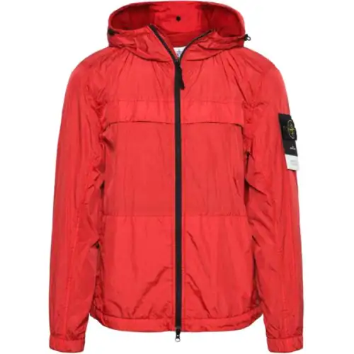 STONE ISLAND Logo Patch Sleeved Jacket