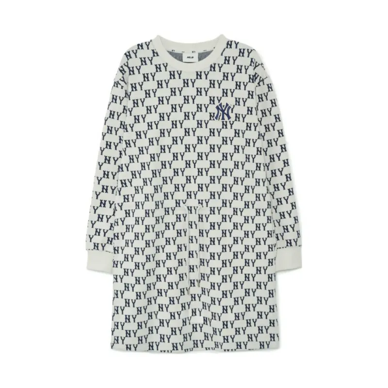 MLB New York Yankees Dress Women's Dark Cream