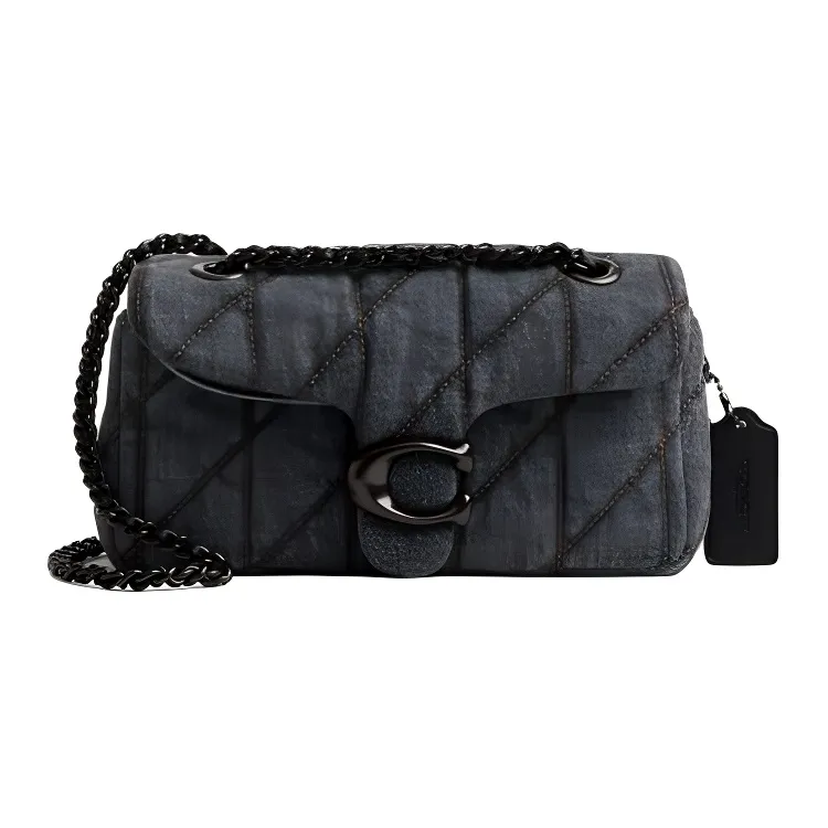 COACH Tabby Fabric Crossbody Bag, Shoulder Bag Regular Small Size Women's Washed Gray