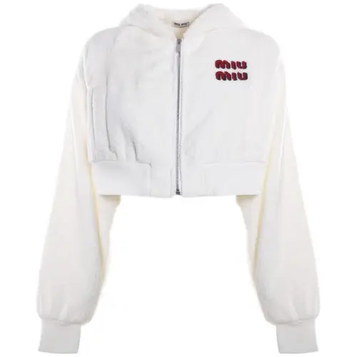 MIU MIU SS22 Sweatshirt Women's White