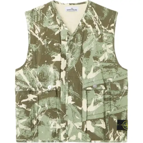 STONE ISLAND SCAN CAMO Vest Men's