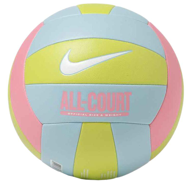 Nike Size 5 Volleyball Unisex Blue Yellow Pink