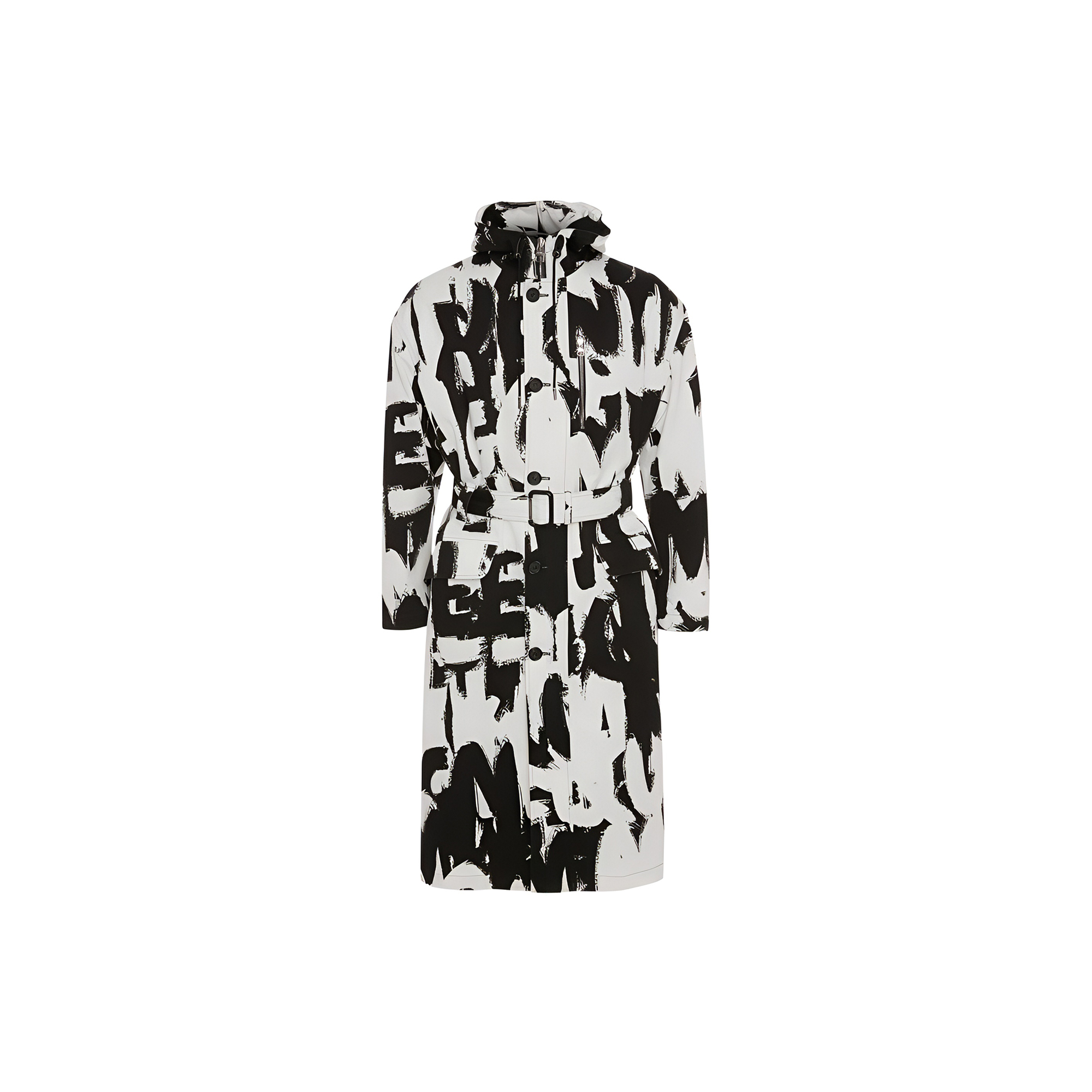 Мужская куртка Alexander Graffiti Coat (белая)