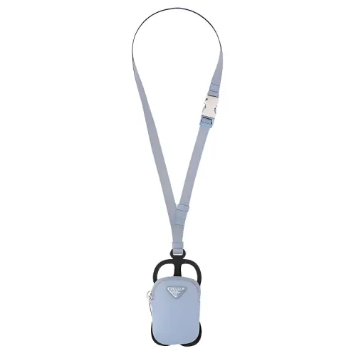 PRADA Nylon Cell Phone Case Women's Blue