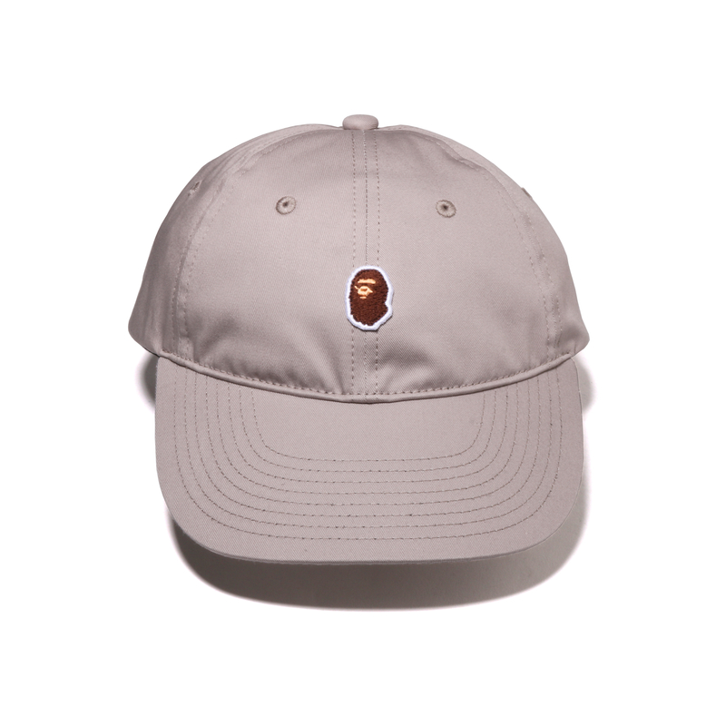 Бейсболка A BATHING APE Baseball Cap (бежево-желтая) — Черный BKX — фото 10