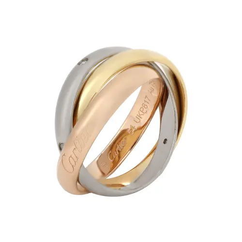 Cartier 10s Trinity Three band Ring