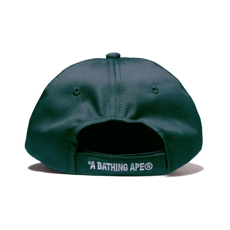 Бейсболка A BATHING APE Baseball Cap (бежево-желтая) — Черный BKX — фото 8