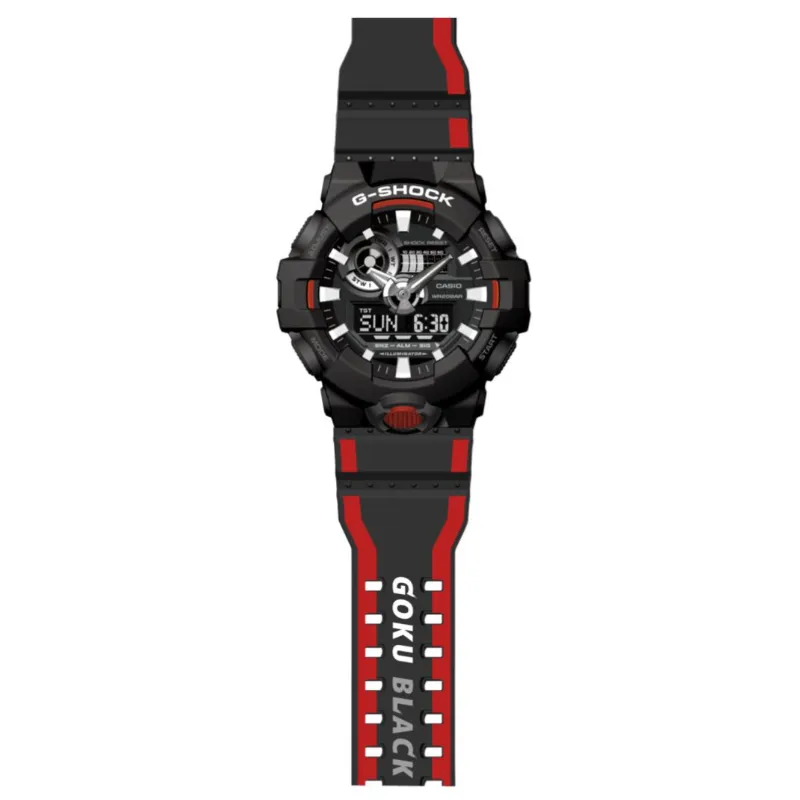 CASIO Dragon Ball Collaboration GA 700 200m Waterproof Quartz Movement Resin Strap Watch