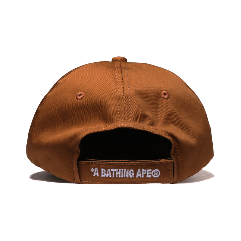 Бейсболка A BATHING APE Baseball Cap (бежево-желтая) — Черный BKX — фото 16
