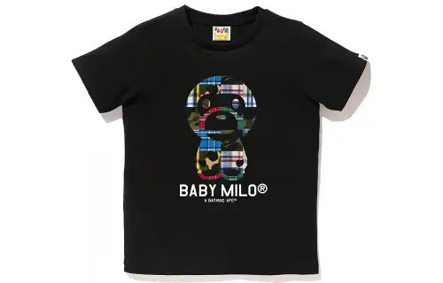 A BATHING APE T Shirts Women's Crew Neck Moderate Straight Fit