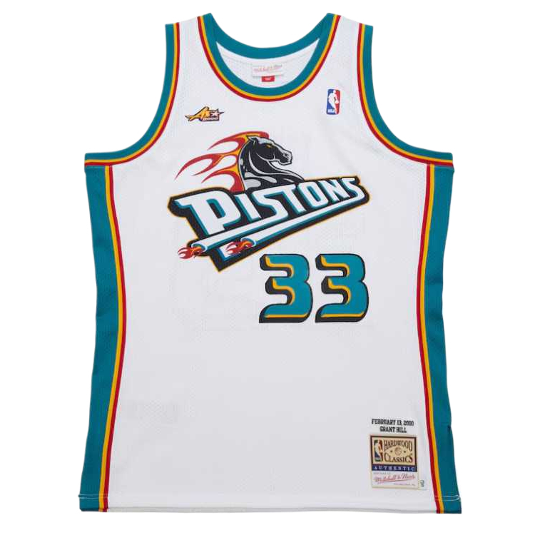 Mitchell & Ness Mitchell & Ness NBA Series Grant Detroit Pistons 2000 NBA All-Star Game Casual Versatile Comfortable Basketball Vest Men's Hill White