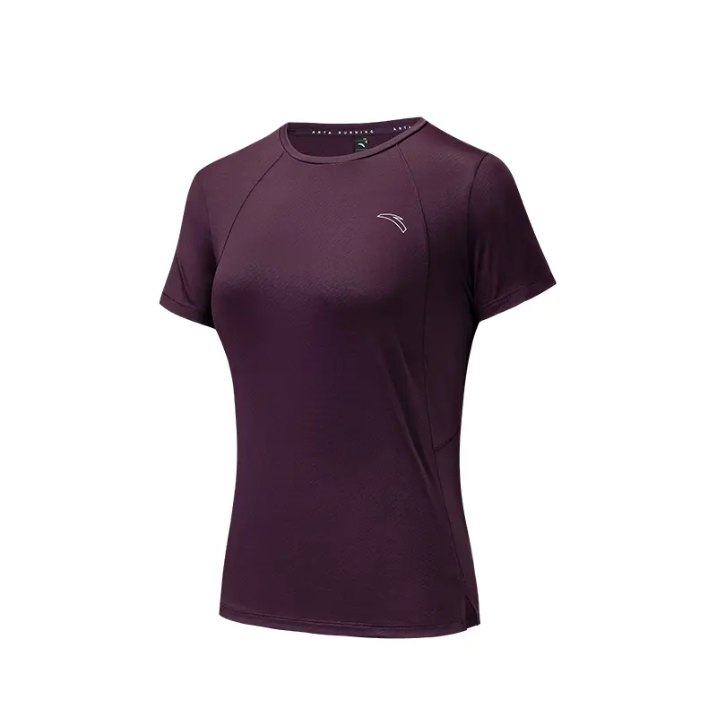 Anta Running Collection T Shirt Women's Midnight Plum