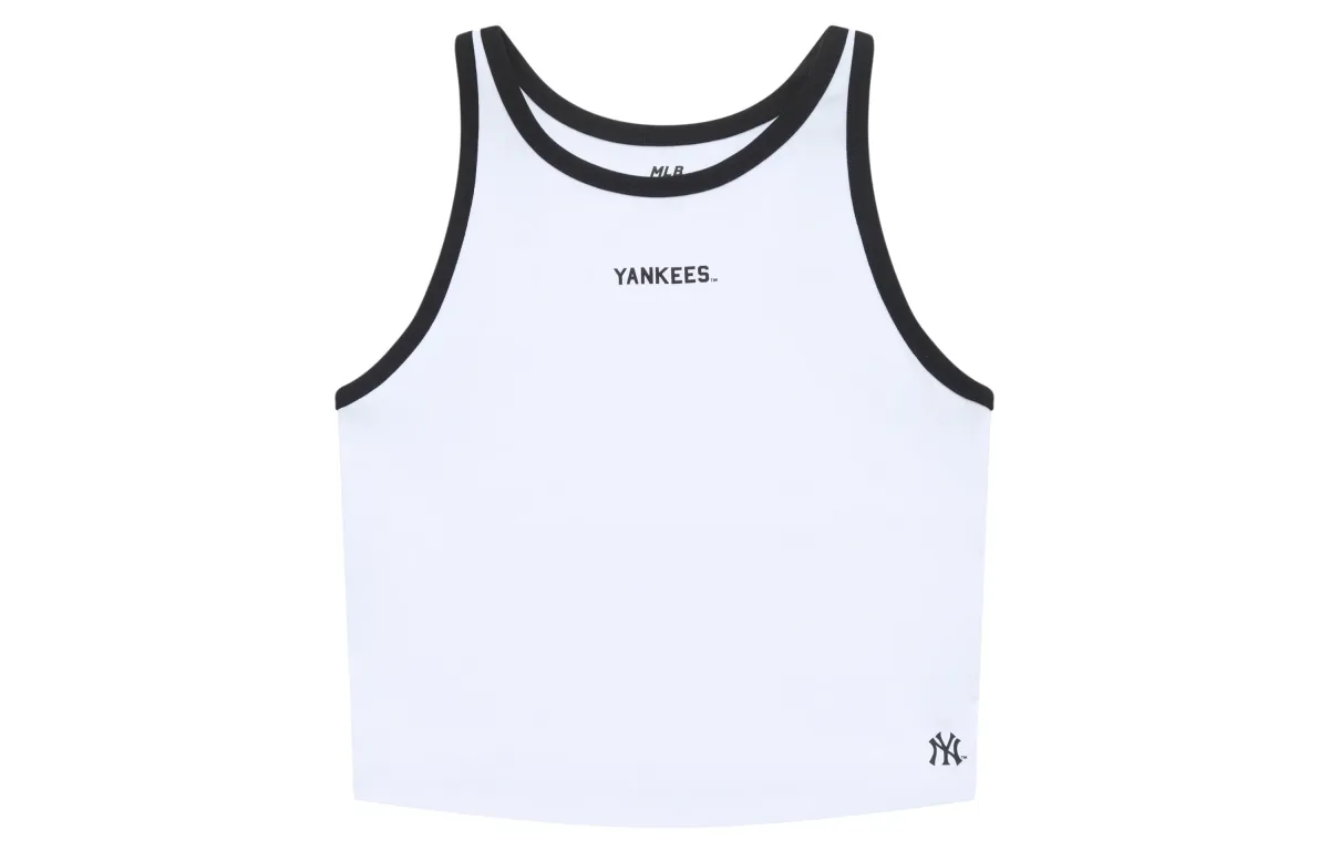 MLB Preppy Style Collection New York Yankees SS25 Tank Top Women's White