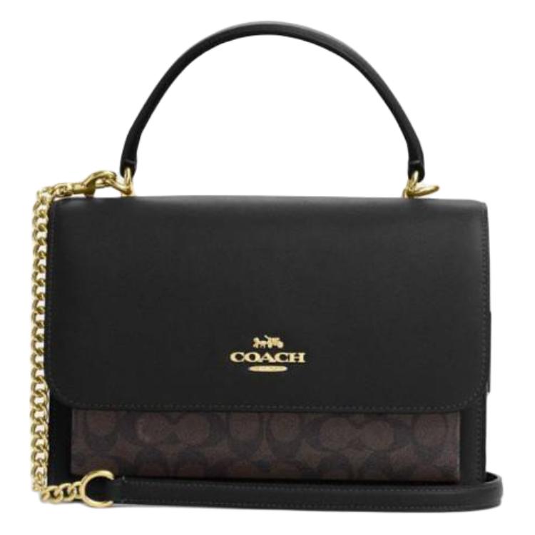 Женская сумка COACH Klare 25 (ореховый & черный)