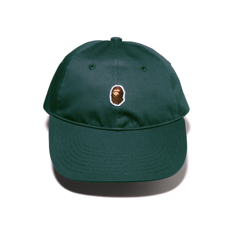 Бейсболка A BATHING APE Baseball Cap (бежево-желтая) — Черный BKX — фото 6