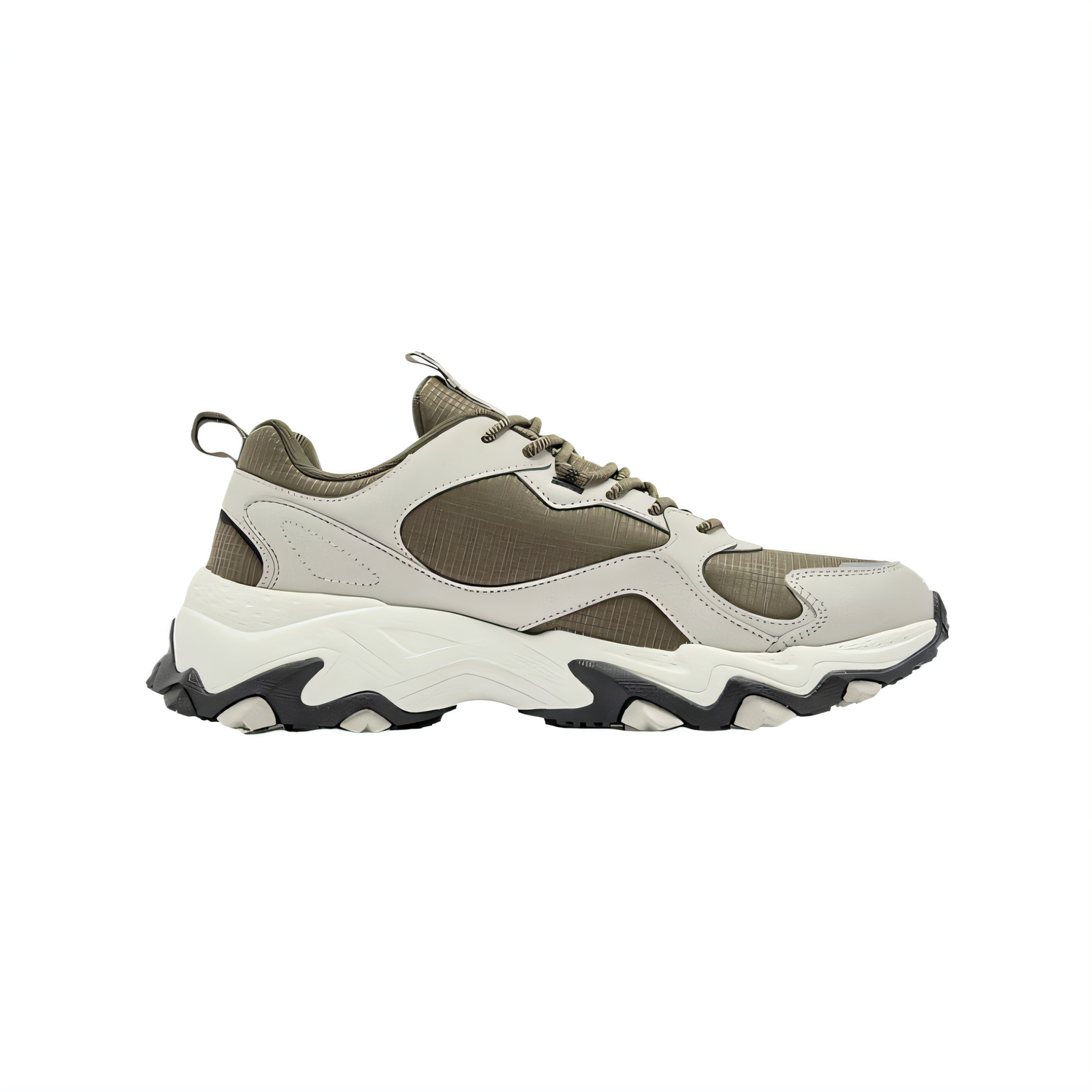 QIAODAN Lightweight Anti Slip Mid top Casual Racing Running Shoes Men’s Tea Ink Color