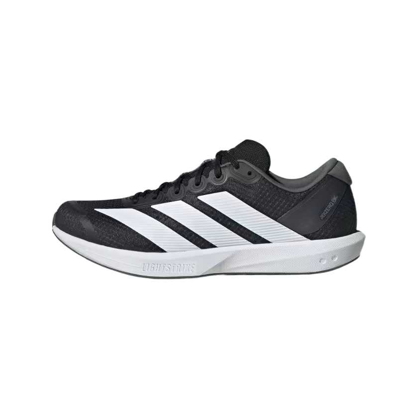 Adidas Adizero Polyurethane Resin PU Low top LightStrike Racing Running Shoes Unisex Black White