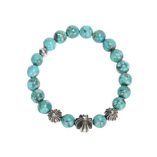 Chrome Hearts Beaded Bracelets Unisex Green