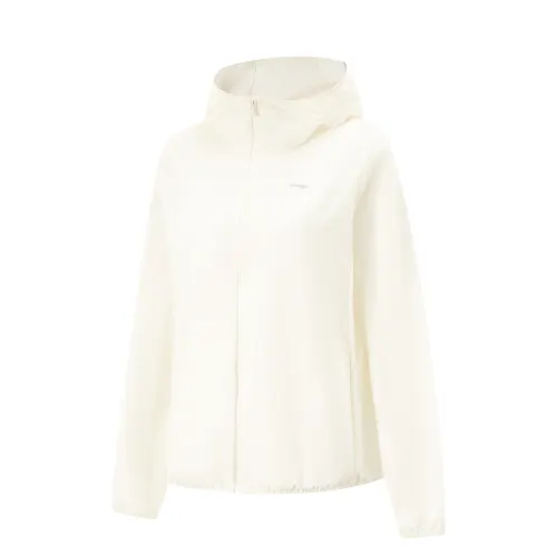 Li Ning Fitness Series Trench Coat Women's Ivory