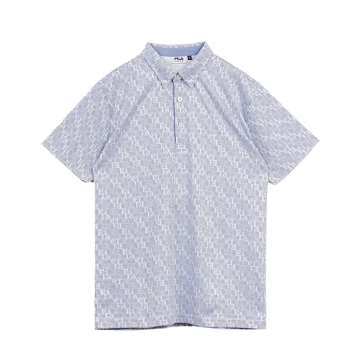 FILA Shirts Men's Blue Lapel Moderate