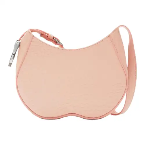 Burberry Calfskin Handbag, Shoulder Bag Women's Pink