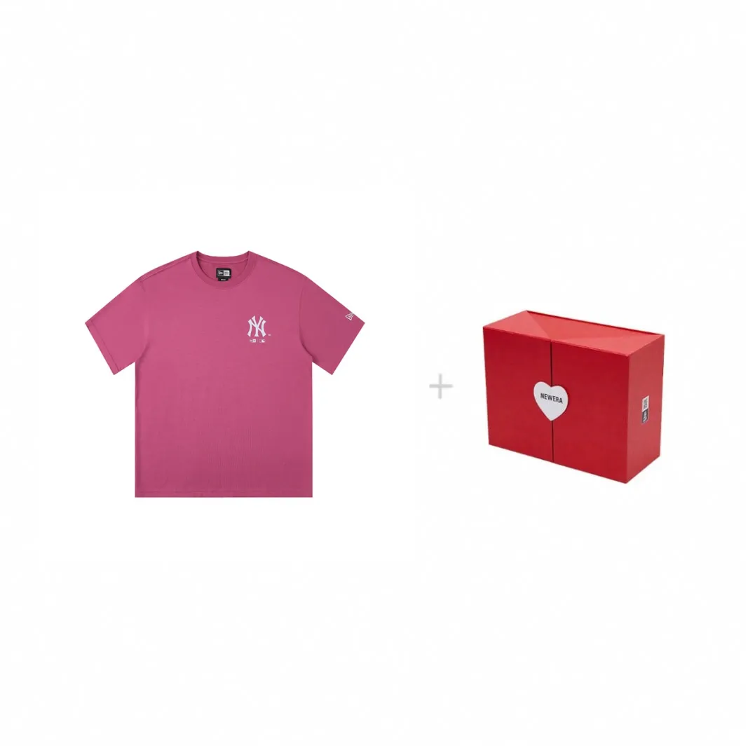 New Era X MLB T-Shirts Unisex Crew Neck Moderate Straight Fit