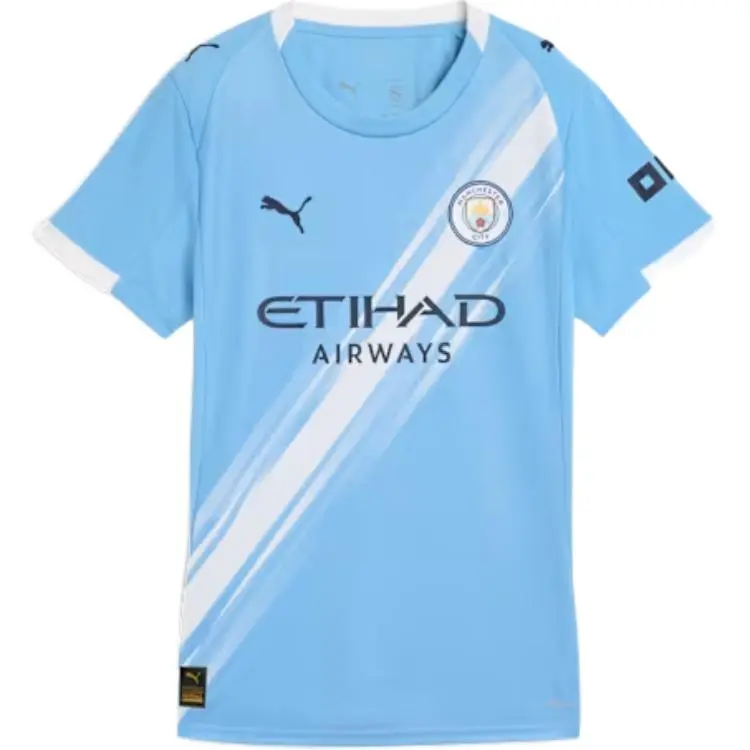 PUMA Manchester City SS25 Soccer Jersey Women's Light Blue