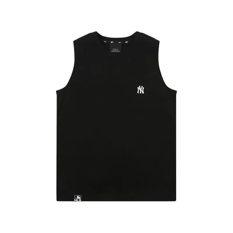 MLB x MLB Crew Neck Fitted Straight Sleeveless T-Shirt Unisex Black