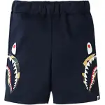 Bape Double Knit Side Shark Shorts