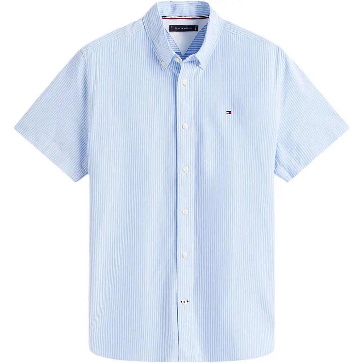 Tommy Hilfiger Shirt Men's Blue White Stripes