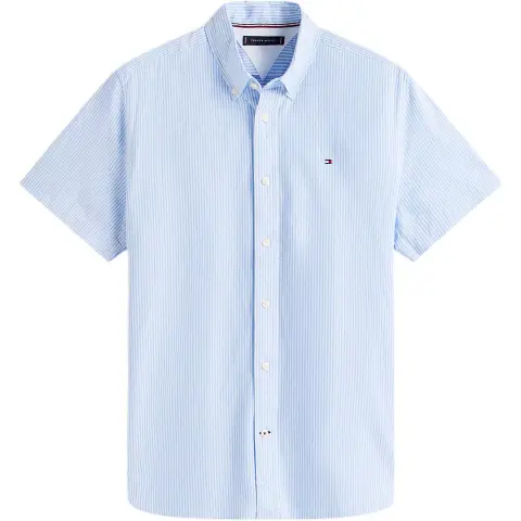 Tommy Hilfiger Shirt Men's Blue White Stripes