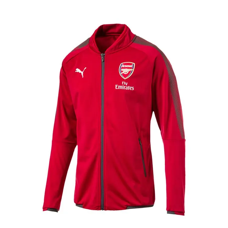PUMA Jackets Men's Red Stand Collar Moderate Other