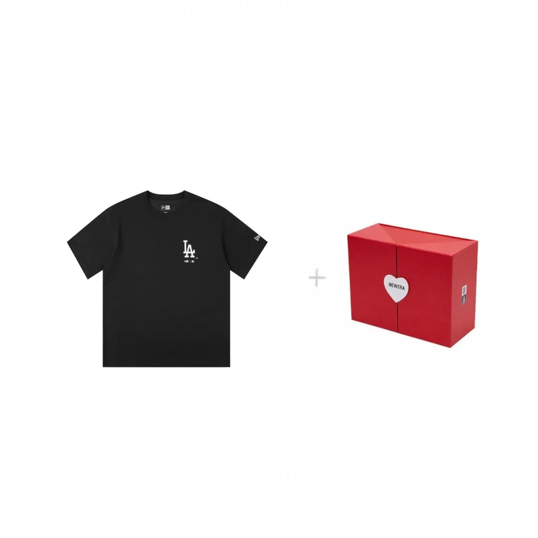 New Era T-Shirt Couple, Trendy And Versatile Gift Box Set Unisex