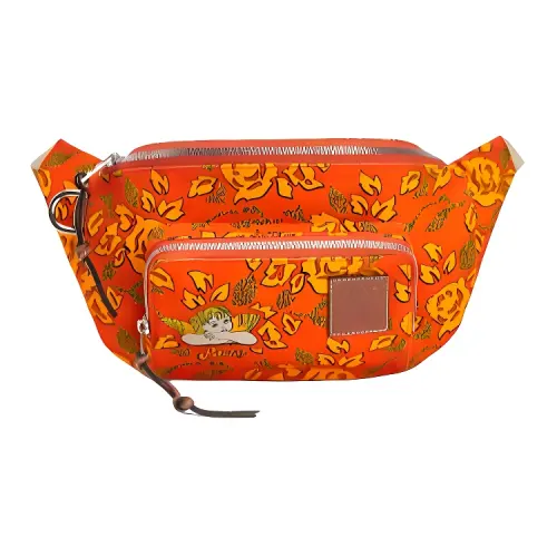 LOEWE Fabric Waist Bag Chest Bag Women's Orange