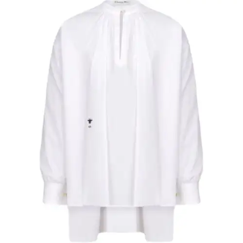 DIOR Logo Embroidered Long Sleeved Shirt