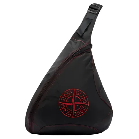STONE ISLAND Nylon One Shoulder Sling Bag Regular Men's Black