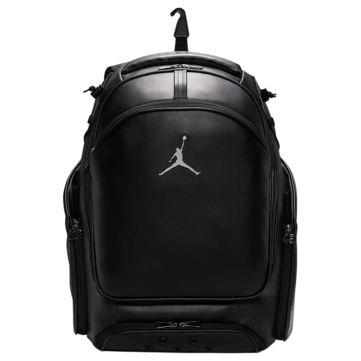Jordan Fly Elite Polyester Backpack Unisex Black & Metal Silver
