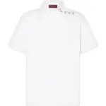 GUCCI Printed Short Sleeve Polo Shirt